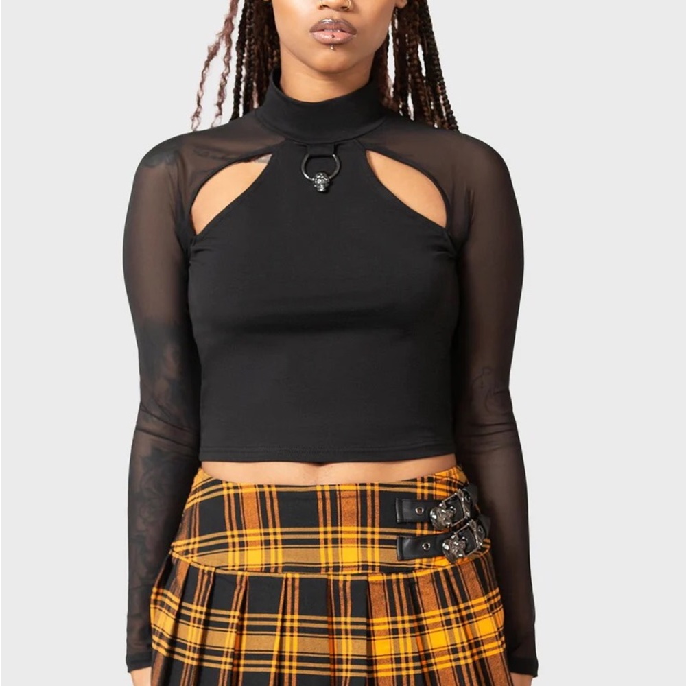 XS Mystia long sleeve top by killstar